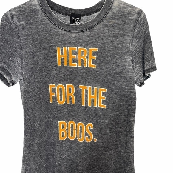 Modern Luxe Burnout High Low Hem T Shirt Size M - Picture 3 of 10